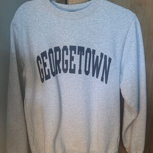 Brandy Melville Gray Georgetown Crewneck Sweater